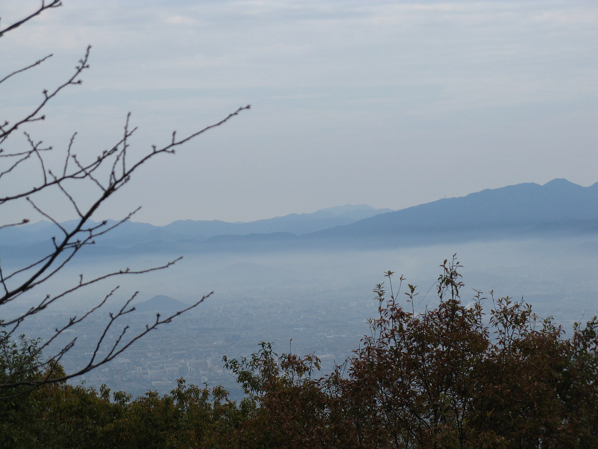 雌岳からの眺望